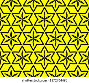Seamless modern vector illustration with geometric ornament.