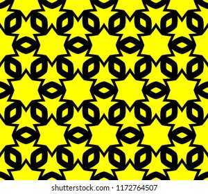 Seamless modern vector illustration with geometric ornament.