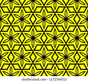 Seamless modern vector illustration with geometric ornament.