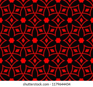Seamless modern vector illustration with geometric ornament.