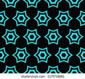 Seamless modern vector illustration with geometric ornament.