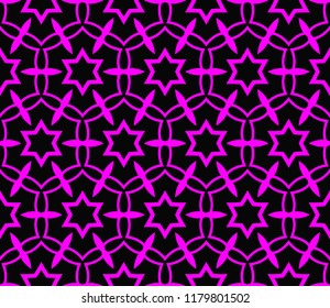 Seamless modern vector illustration with geometric ornament.