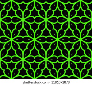 Seamless modern vector illustration with geometric ornament.