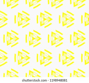 Seamless modern vector illustration with geometric ornament.