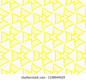 Seamless modern vector illustration with geometric ornament.