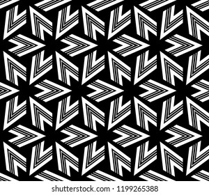 Seamless modern vector illustration with geometric ornament.