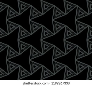 Seamless modern vector illustration with geometric ornament.
