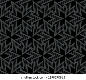 Seamless modern vector illustration with geometric ornament.