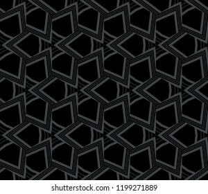 Seamless modern vector illustration with geometric ornament.