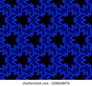 Seamless modern vector illustration with geometric ornament.