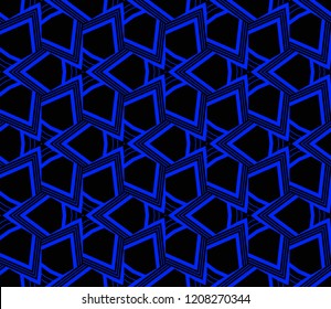 Seamless modern vector illustration with geometric ornament.