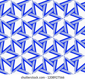 Seamless modern vector illustration with geometric ornament.