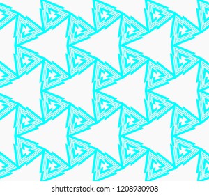 Seamless modern vector illustration with geometric ornament.