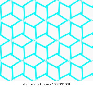 Seamless modern vector illustration with geometric ornament.