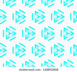 Seamless modern vector illustration with geometric ornament.