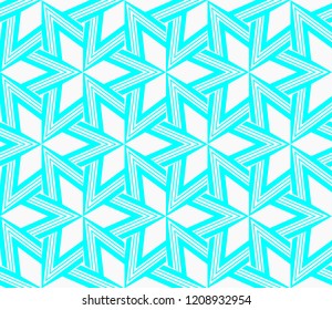 Seamless modern vector illustration with geometric ornament.