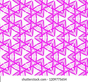 Seamless modern vector illustration with geometric ornament.