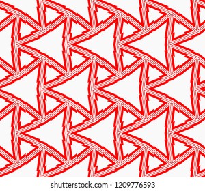 Seamless modern vector illustration with geometric ornament.