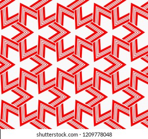 Seamless modern vector illustration with geometric ornament.