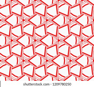 Seamless modern vector illustration with geometric ornament.