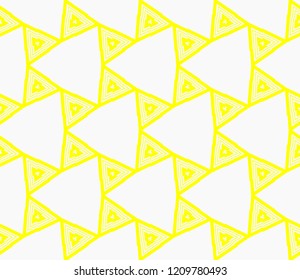 Seamless modern vector illustration with geometric ornament.