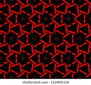 Seamless modern vector illustration with geometric ornament.