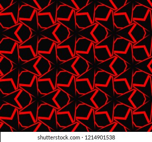 Seamless modern vector illustration with geometric ornament.