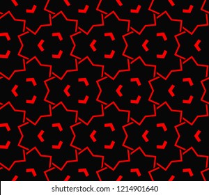 Seamless modern vector illustration with geometric ornament.
