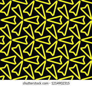 Seamless modern vector illustration with geometric ornament.