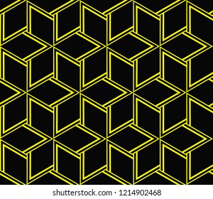Seamless modern vector illustration with geometric ornament.