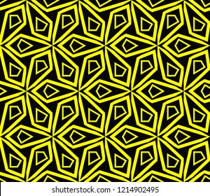 Seamless modern vector illustration with geometric ornament.