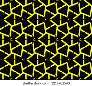 Seamless modern vector illustration with geometric ornament.