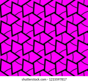Seamless modern vector illustration with geometric ornament.