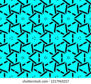 Seamless modern vector illustration with geometric ornament.