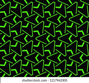 Seamless modern vector illustration with geometric ornament.