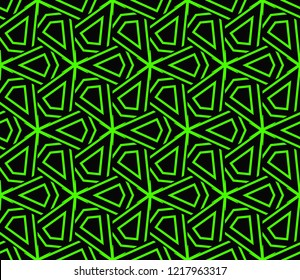 Seamless modern vector illustration with geometric ornament.