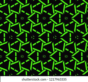 Seamless modern vector illustration with geometric ornament.
