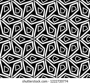 Seamless modern vector illustration with geometric ornament.