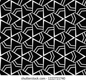 Seamless modern vector illustration with geometric ornament.