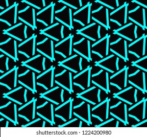 Seamless modern vector illustration with geometric ornament.
