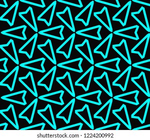 Seamless modern vector illustration with geometric ornament.