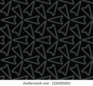 Seamless modern vector illustration with geometric ornament.