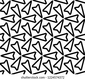 Seamless modern vector illustration with geometric ornament.