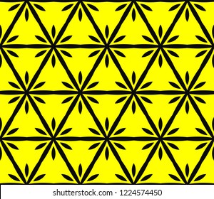 Seamless modern vector illustration with geometric ornament.