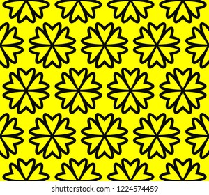 Seamless modern vector illustration with geometric ornament.