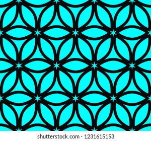 Seamless modern vector illustration with geometric ornament.