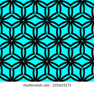 Seamless modern vector illustration with geometric ornament.
