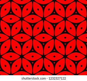 Seamless modern vector illustration with geometric ornament.