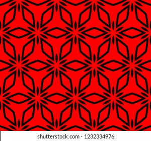 Seamless modern vector illustration with geometric ornament.