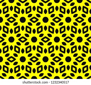 Seamless modern vector illustration with geometric ornament.